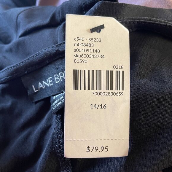 Lane Bryant Dress 14/16  1X Short Sleeve Black Cage Midi NEW NWT - Picture 7 of 8